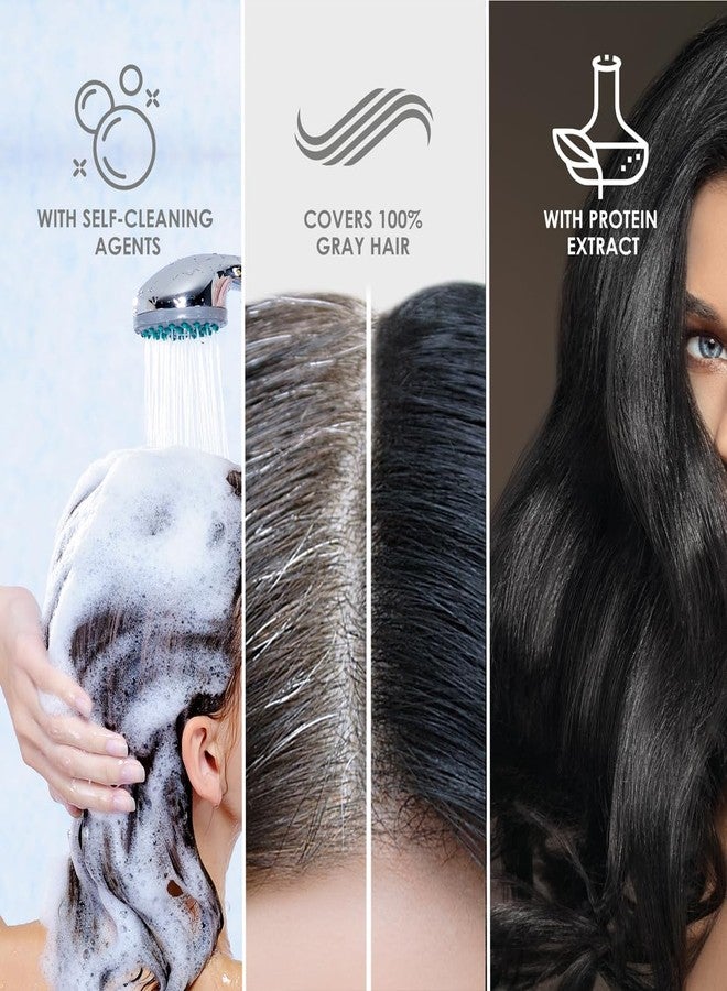 HELLAWELL PROFESSIONALS Professional Coloring kit - Permanent color cream hair dye. Gray Coverage. 7.71 Ash Brown Blonde + Brown Color Shampoo and Conditioner Kit for Revives the Color. - Image 4